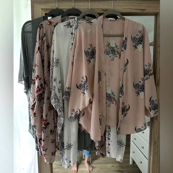 Lot of 4 Kimono Cardigans - Picture 1 of 6